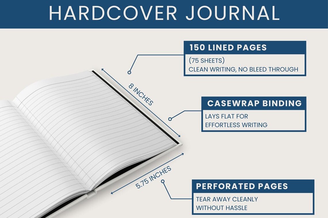 Wedding Vow Books for Marriage Ceremony - Customized Hardcover Keepsake for Bride and Groom - JOVILO