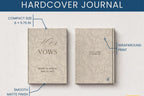 Wedding Vow Books for Marriage Ceremony - Customized Hardcover Keepsake for Bride and Groom - JOVILO