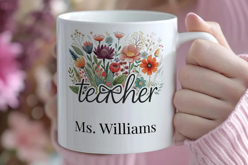Personalized Teacher Mug - Custom Teacher Gift JOVILO