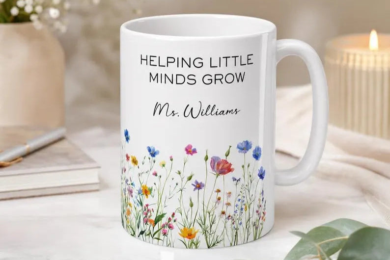 Custom Teacher Gift for First Day of School - Personalized Teacher Mug JOVILO